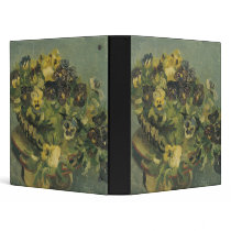 Basket of pansies Binder