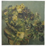 Basket of pansies Napkin