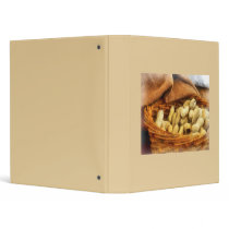 Basket of Peanuts Vinyl Binders
