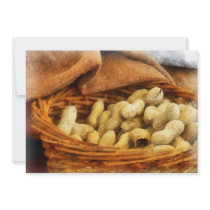 Basket of Peanuts invitations