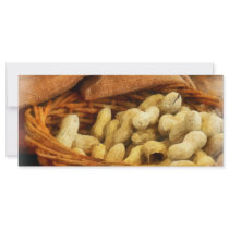 Basket of Peanuts Personalized Rack Card