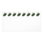 Basket of Primroses Custom Photo Card