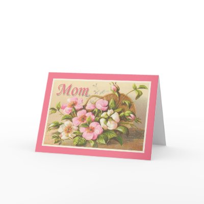 Basket Of Roses Cards by vintagetreasurechest