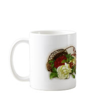 Basket of Roses mugs by coppernickle Basket of Roses mugs