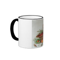 BASKET OF SUMMER FRUITS mugs by ANGELHELEN BASKET OF SUMMER FRUITS mugs