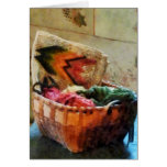 Basket of Yarn and Tapestry Cards
