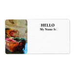 Basket of Yarn and Tapestry Shipping Labels
