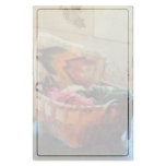 Basket of Yarn and Tapestry Customized Stationery