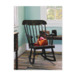 Basket of Yarn on Rocking Chair Post Cards