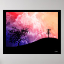 Basket On A Hill Poster