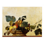 Basket with Fruit, Caravaggio Post Cards