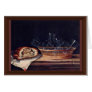 Basket With Glass Pie And A Letter By Stoskopff Card