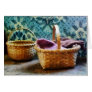 Basket With Knitting Greeting Card