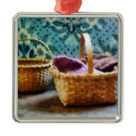 Basket With Knitting Ornament