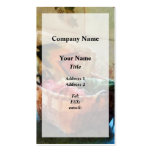 Basket With Yarn and Tapestry Business Card Templates