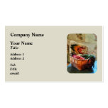 Basket With Yarn and Tapestry Business Card Template