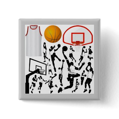 basketball2 pinback buttons by CreativeColours