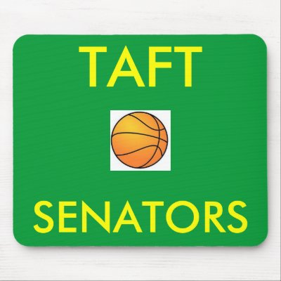 basketball-3636, TAFT, SENATORS Mouse Pad by hysgrpllc