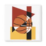 Basketball Abstract Fridge Magnets