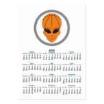 basketball alien head graphic business card