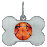 Basketball All Day Grunge Style pet tags