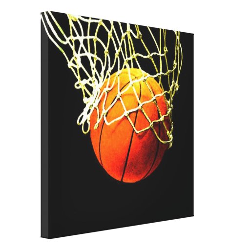 Basketball Artwork Canvas Print Zazzle
