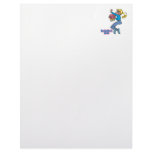 basketball babe girls basketball player customized letterhead