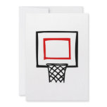 Basketball Backboard & Hoop Personalized Invitation