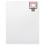 Basketball Backboard &amp; Hoop Customized Letterhead