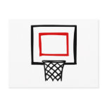 Basketball Backboard & Hoop Postcards