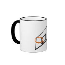 Basketball Backboard with Net Coffee Mug