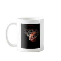 Basketball Ball in Action Mugs