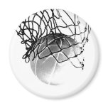 Basketball Ball Fridge Magnet