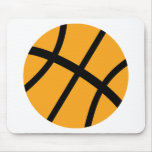 basketball ball mouse pad