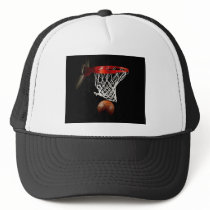 Basketball Ball & Net Mesh Hats
