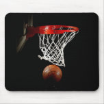 Basketball Ball & Net Mousepads