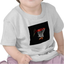 Basketball Ball & Net Tshirt