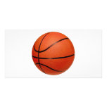 Basketball Ball Personalized Photo Card