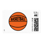 basketball ball postage stamps