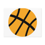 basketball ball postcards