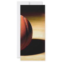 Basketball Ball Personalized Rack Card