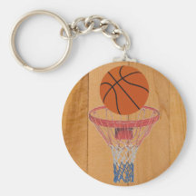 Basketball & Basket Key Chains