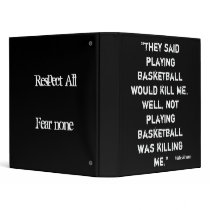 Basketball Binder by supersisters Basketball Binder