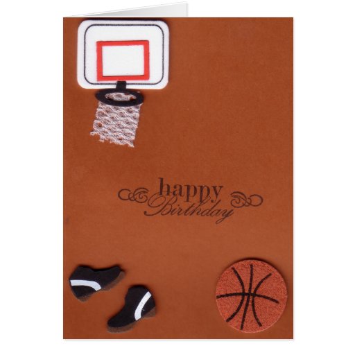 Basketball Birthday Card | Zazzle