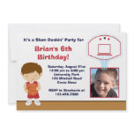 Basketball Birthday Party Invitation