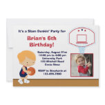 Basketball Birthday Party Invitation