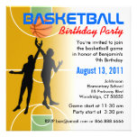 Basketball Birthday Party Invitation 1