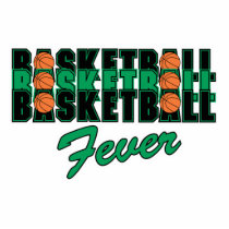 basketball black and green photo sculptures