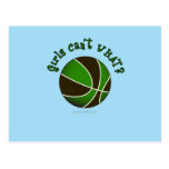 Basketball - Black/Green Postcards