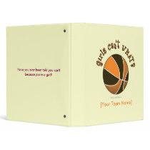 Basketball - Black/Orange binders